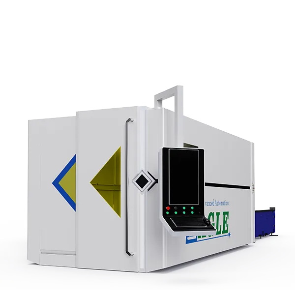 Máquina de Corte a Laser de Fibra com Mesa Fechada